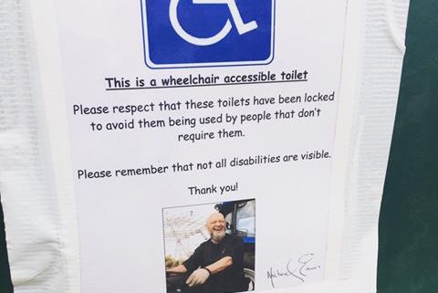 glastonbury accessible toilets invisible disabilities