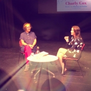Sam Cleasby interviewing Charly Cox