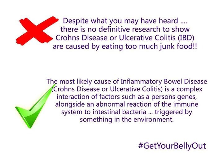 ibd and junk food get your belly out