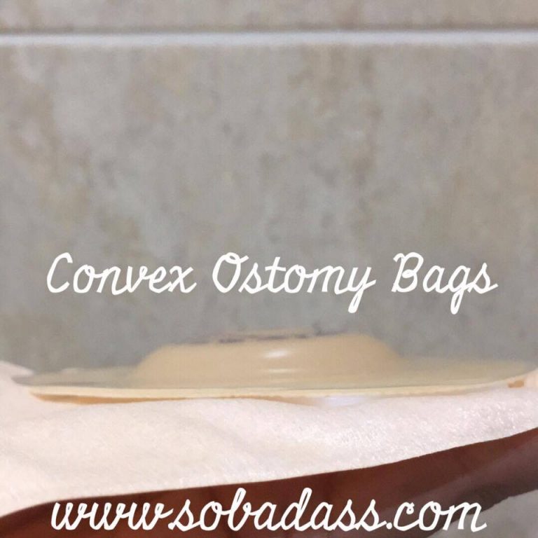 Convex Ostomy Bags for the wonky, uneven, hernia'd or unique ostomy