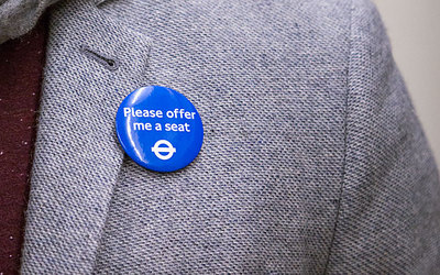please offer me a seat badge transport for london invisible disability